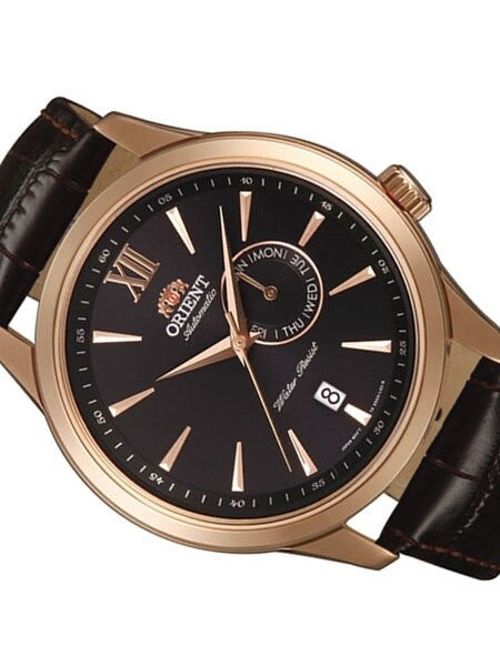 Orient Java 21-Jewel Automatic Rose Goldtone Watch with Day and Datel #ES00004B