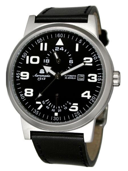 Aeromatic 1912 Automatic Watch with 24-hr Sub Dial and Power Reserve #A1348