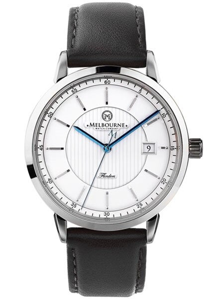 Melbourne Flinders Swiss Automatic Dress Watch with White Dial, Sapphire Crystal #FL.40.A.3HD.05
