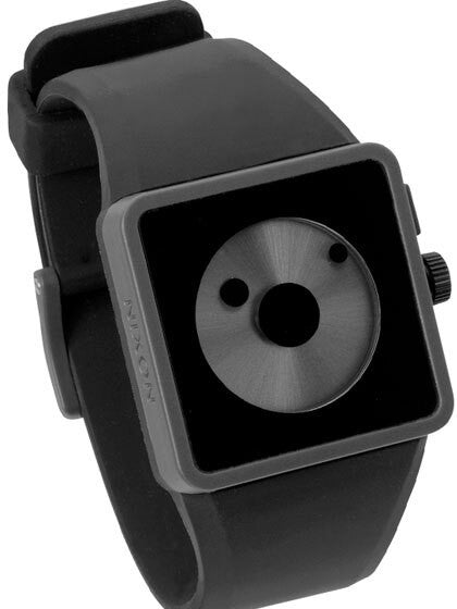 Nixon Newton Watch with Unique Rotating Disc Display, Nite Light  #A116-007