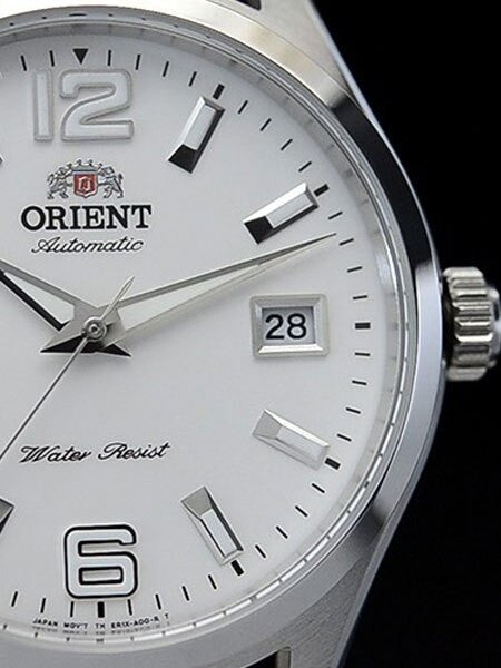 Orient Chicane Automatic Watch with White Dial, Stainless Steel Case #ER1X001W