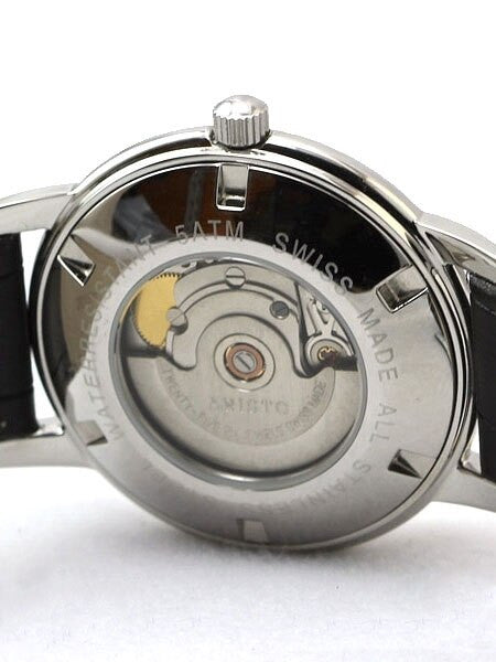 Aristo 4H142 Classic Silver PFORZHEIM Classic Swiss Automatic Dress Watch