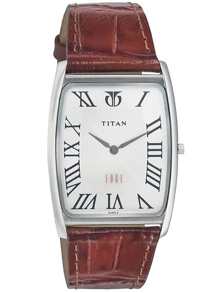 Titan Edge Dress Watch with Precision Quartz Movement and Sapphire Crystal #1596SL01