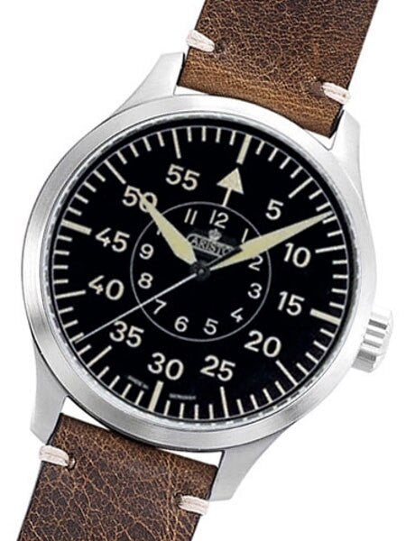Aristo 47mm Swiss ETA Automatic Vintage Aviator Watch with Sapphire Crystal #7H98