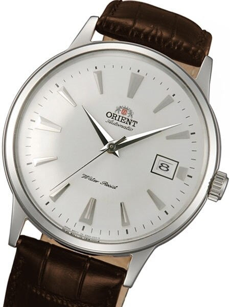 SCRATCH AND DENT - Orient Bambino Automatic Dress Watch with White Dial, Applied Silver Hour Markers #ER24005W 3