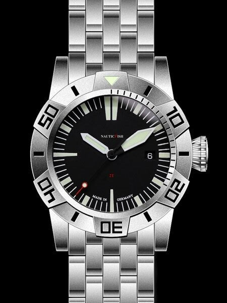 Nauticfish German Made 2000 Meter Automatic Pro Divers Watch with AR Sapphire Crystal #2T