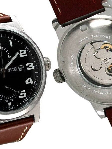 Aeromatic 1912 Automatic Watch with 24-hr Sub Dial and Power