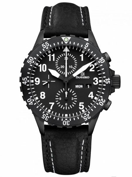 Damasko Swiss Valjoux 7750 Chronograph with 60 Minute Dive Bezel #DC66BK