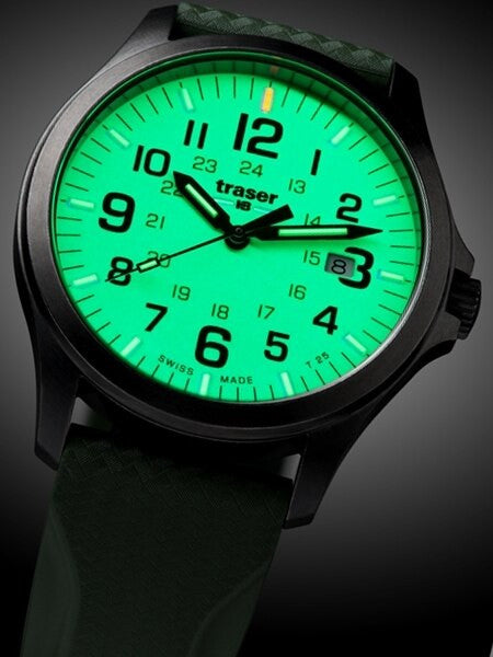 Traser Officer Pro Luminous Dial Watch with an Anti-Reflective Sapphire Crystal #107424