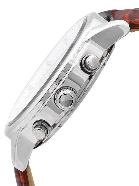 Seiko Quartz Chronograph with 12-Hour Totalizer Function and Beige Dial  #SNDC31P1