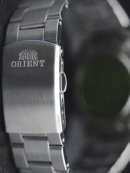 Orient 21-Jewel Automatic Disk Watch with Unique Rotating Hour Hand #ER0200FD