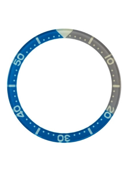 Blue-Grey Luminous Sapphire Bezel Insert for Seiko SKX007, SKX009, SKX011 #C21