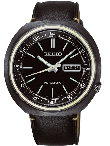 Seiko Recraft Automatic 24-Jewel Watch with a 44mm Turtle-Style Case #SRPC15K1