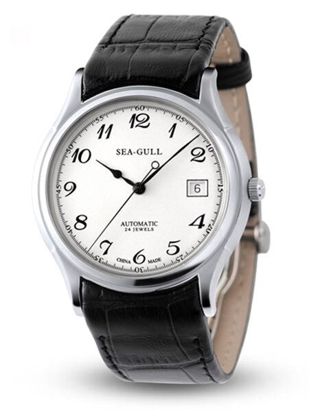 Sea-Gull 38mm Automatic Slim Dress Watch with Sapphire Crystal #819.332