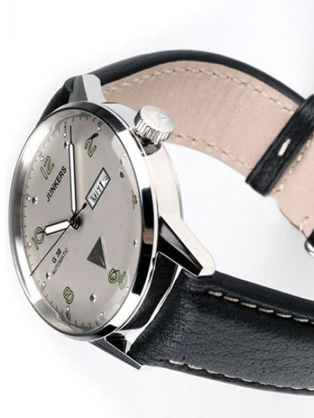 Junkers G38 Day and Date Watch with Silver Dial and Automatic Movment #6966-4