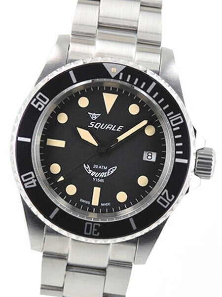 Squale 200 meter Maxi Swiss Automatic Dive watch with Domed Sapphire Crystal #1545-MI
