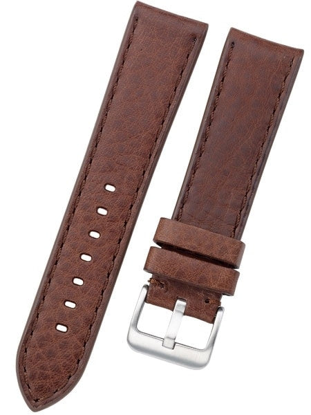Toscana PANERAI Style Brown Italian Leather Strap with Matching Stitching #LBV-98280M