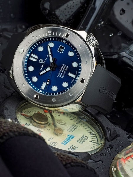 Crafter Blue Swiss Made 600-Meter Hyperion Ocean Diver with Swiss Automatic Movement  #HOSS002SB-R