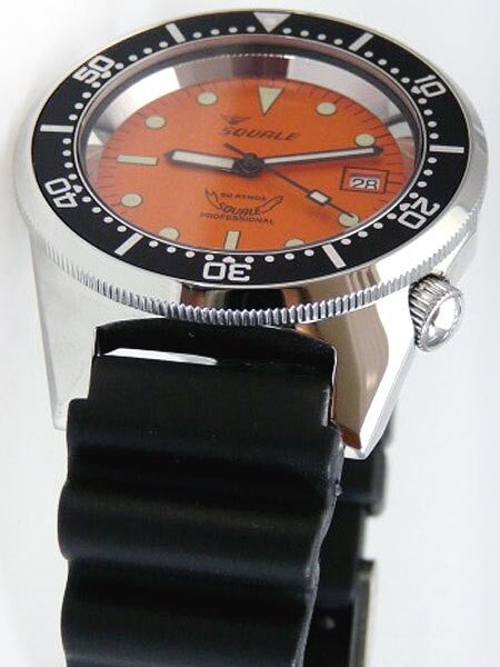 Squale 500 meter Professional Swiss Automatic Dive watch with Sapphire Crystal #1521-026-OB