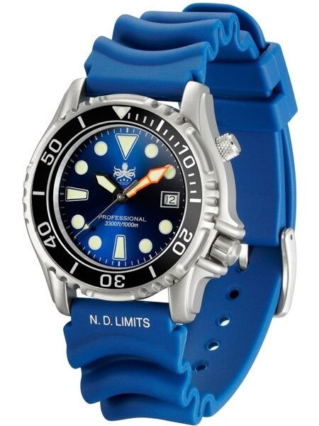PHOIBOS 1000-Meter Ocean Master Quartz Dive Watch with Sapphire Crystal #PX005B