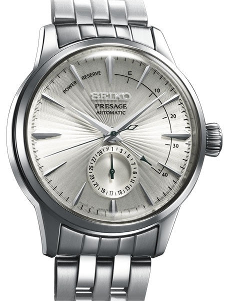 Seiko Presage "Cocktail Time" Automatic Dress Watch with Power Reserve Indicator #SSA341J1