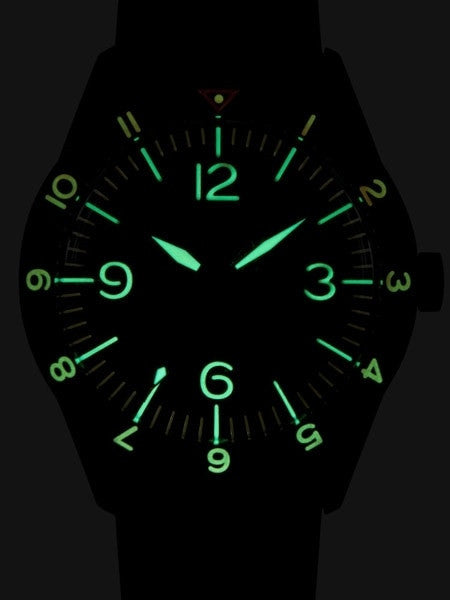 Lew and Huey Phantom Automatic Pilot Watch with Domed Acrylic Crystal #WW-P1-NS
