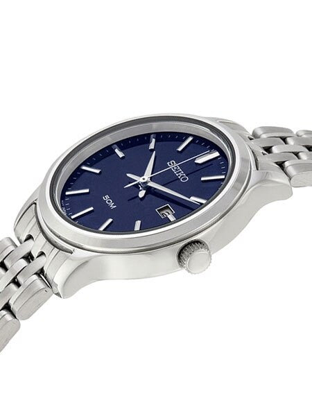 Seiko Women's Quartz Dress Watch with Bracelet and Blue Dial #SUR797
