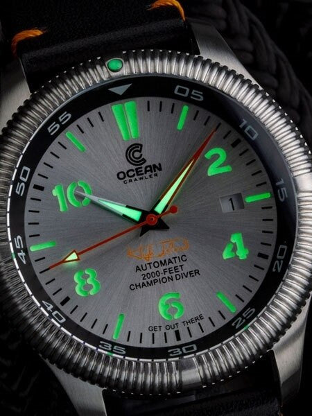 Ocean Crawler Champion Diver Swiss Automatic Watch with AR Sapphire Crystal #CD-226