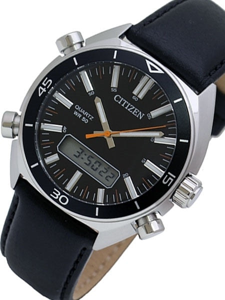 Citizen Quartz Chronograph Watch with Analog-Digital Display #JM5460-01E