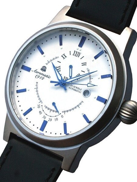 Aeromatic 1912 Classic Automatic Military Watch with Power Reserve Meter #A1359