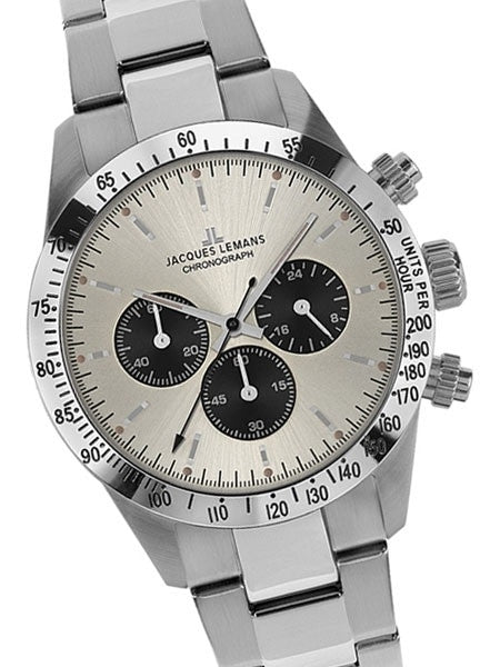 Jacques Lemans Nostalgie 40MM Chronograph with 24-hour Sub-Dial #N-1557D