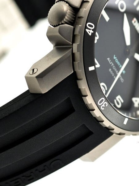 DIEVAS German Made Vortex Tactical Watch with Rubber Strap