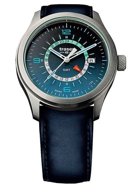 Traser P59 Aurora GMT, Dual-Time Watch with an Anti-Reflective Sapphire Crystal #107035