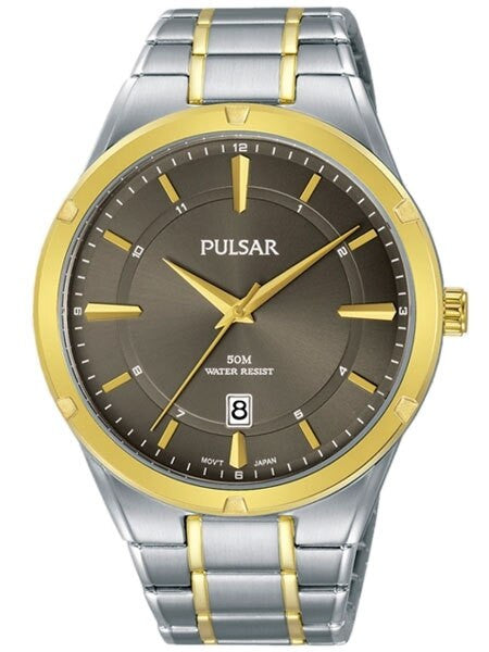 Pulsar Quartz Watch with 42mm Case and Radiant Charcoal Dial #PS9522