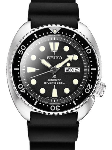Scratch and Dent - Seiko Long Island Sea Turtle Dive Watch with Double-Domed AR Sapphire Crystal #SRP777-DD