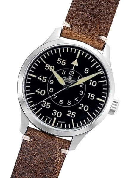 Aristo 47mm Swiss ETA Automatic Vintage Aviator Watch with Sapphire Crystal #7H98