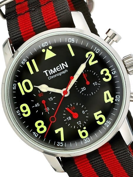 Seagull TimeIN Hand Wind Mechanical Chronograph with SuperLuminova Markers #6488-2903