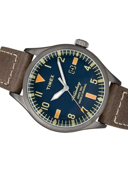 Timex 40mm Waterbury Quartz Watch with Blue Dial and INDIGLO Night-Light #TW2P83800ZA
