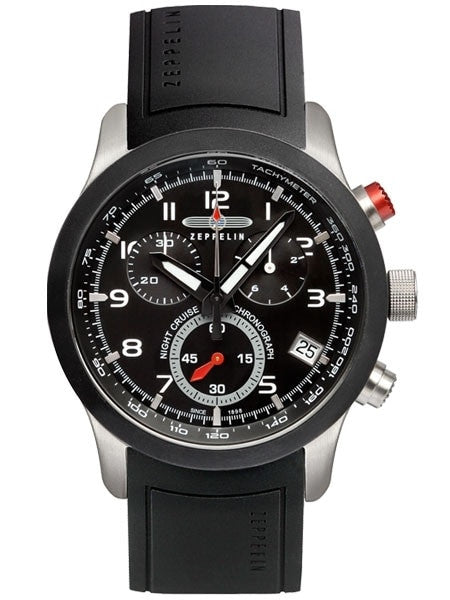 Graf Zeppelin Night Cruise Series Swiss ETA Quartz Chronograph #7292-2