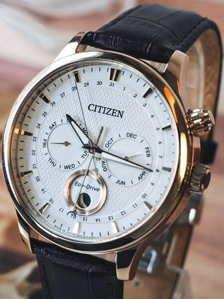 Citizen Eco-Drive Calendar Watch with Pointer Date, Sapphire Crystal #AP1052-00A