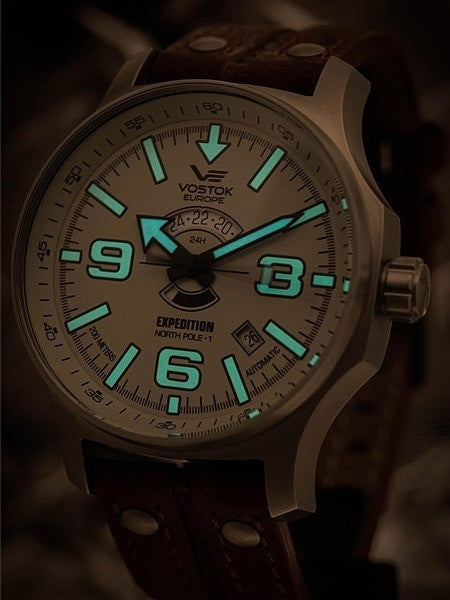 Vostok-Europe Expedition North Pole-1 Automatic Watch with 24-hour Sub-Dial #5955192