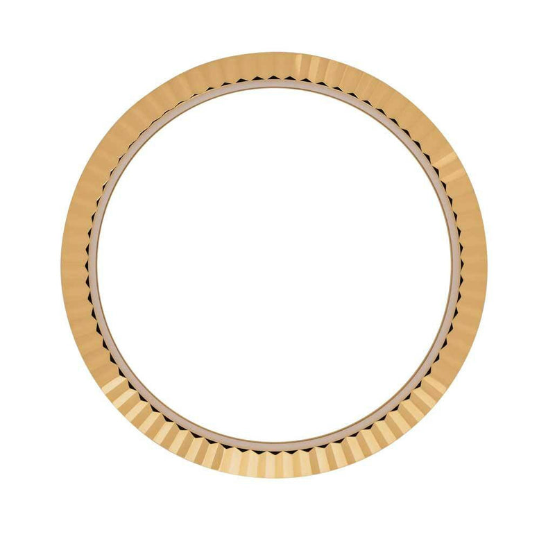Fluted Goldtone Bezel for Seiko SRPE51, 53, 55, 57, 58, 60, 61, 63, 67 #B12-P