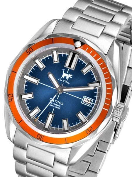 Lew and Huey Orthos Automatic Dive Watch with 42mm SS Case #Orthos-BO