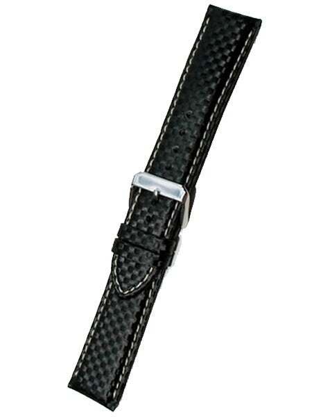 Black Carbon Fiber Style with Heavy Padding, Contrast Stitching #RBV-WS