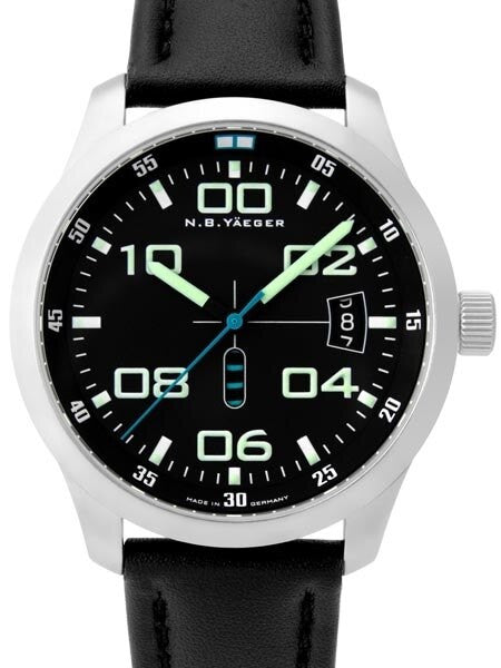 NB Yaeger Swiss Automatic Pilot Watch with Sapphire Crystal #TURBULENCE-C1