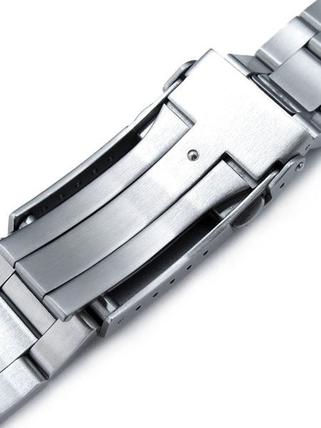Strapcode 22mm Super-O "Boyer" watch band for Orient Mako II and Ray II #SS221803B061