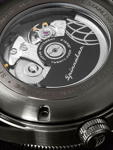 Spinnaker 43mm Cahill Automatic Dive Watch with Sapphire Crystal, Luminous Bezel #SP-5064-02