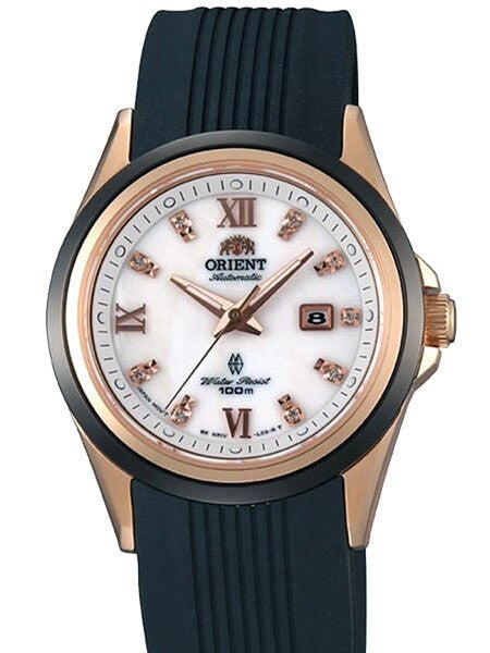 Orient GEM Women's Automatic Watch with Sapphire Crystal and Sparkling Crystals on the Dial #NR1V002W