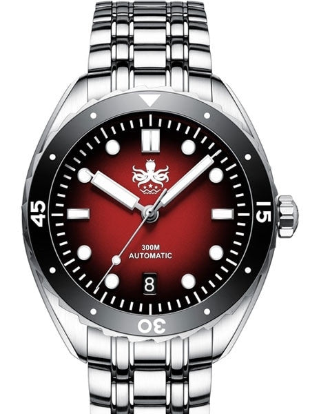 PHOIBOS Eagle Ray 300-Meter Automatic Dive Watch with Double Dome AR Sapphire Crystal #PY025D
