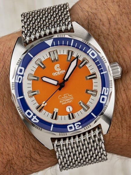Ocean Crawler Core Diver Swiss Automatic Watch with AR Sapphire Crystal #CD-119